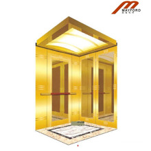 Machine Roomless Passenger Elevator with Titanium Plated Stainless Steel